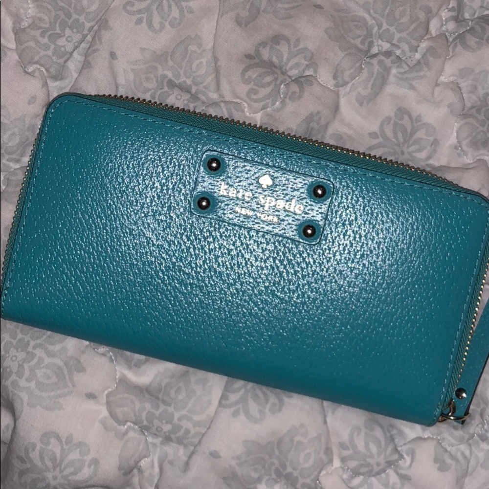 Teal Kate Spade Wallet NWOT